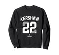 Clayton Kershaw 22 Los Angeles Mlbpa Sweatshirt - Aesthetic Graphic Unisex - T-Shirt, Sweatshirt, Hoodie