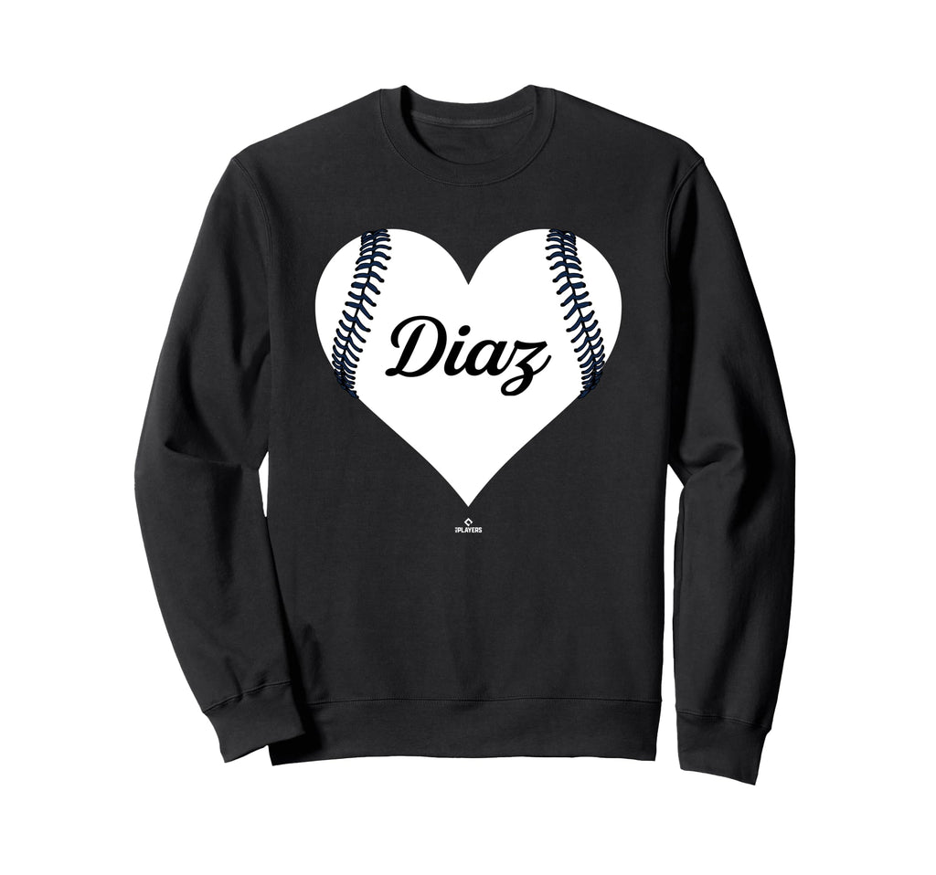 Baseball Heart Blayberg Diaz Sweatshirt - Graphic Print for Adults - T-Shirt, Sweatshirt, Hoodie