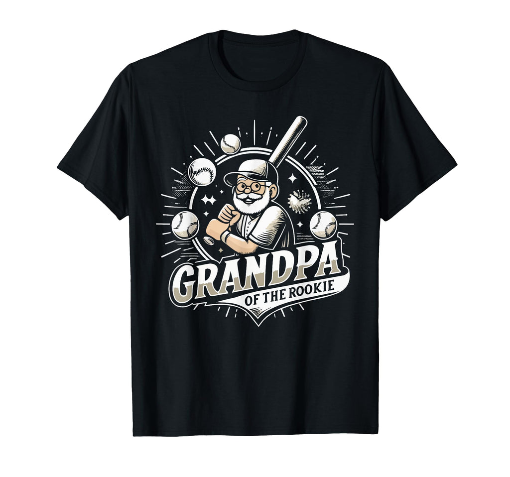 Baseball Grandpa Grandfather Gramps T-Shirt - Casual Everyday Wear Unisex - T-Shirt, Sweatshirt, Hoodie