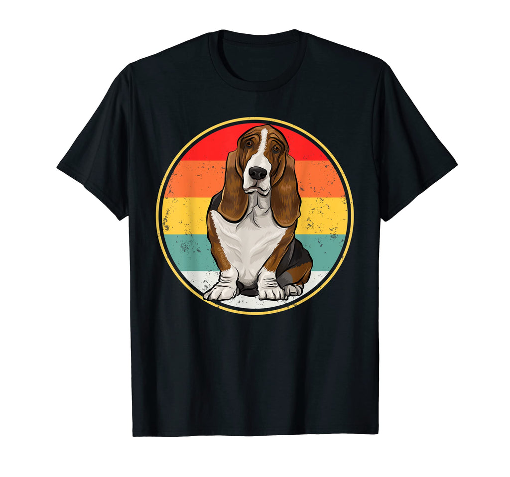 Sunset Basset Hound Dog T-Shirt - Casual Everyday Wear for Adults - T-Shirt, Sweatshirt, Hoodie