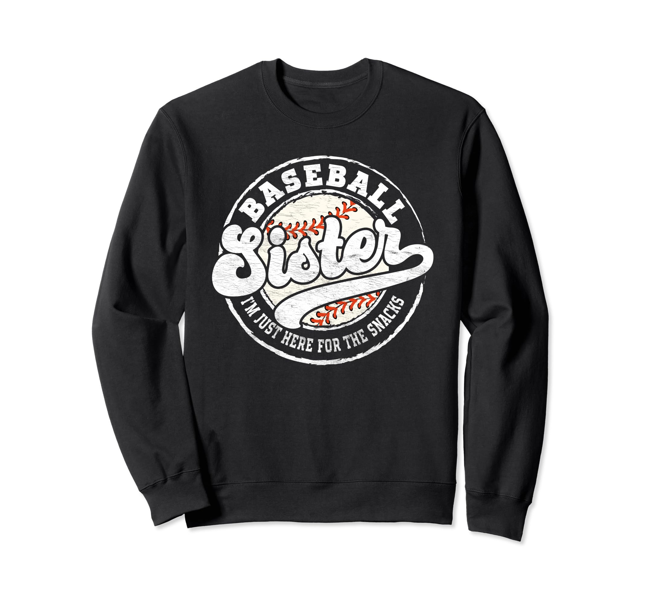 Baseball Sister Little Sis Big Sweatshirt - Custom Art Print for Adults - T-Shirt, Sweatshirt, Hoodie