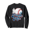 Baseball Pitcher Mom Baseball Pitcher Sweatshirt - Trendy Graphic Unisex - T-Shirt, Sweatshirt, Hoodie