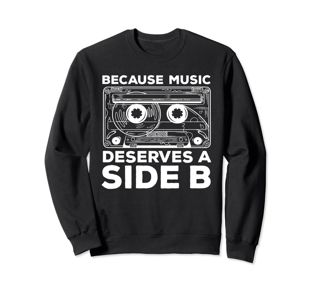 Awesome Cassette Tape Music Sweatshirt - Fun Novelty Design Men Women - T-Shirt, Sweatshirt, Hoodie