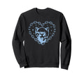 Y2K Cat Chain Heart Emo Goth 90S Sweatshirt - Graphic Print for Adults - T-Shirt, Sweatshirt, Hoodie