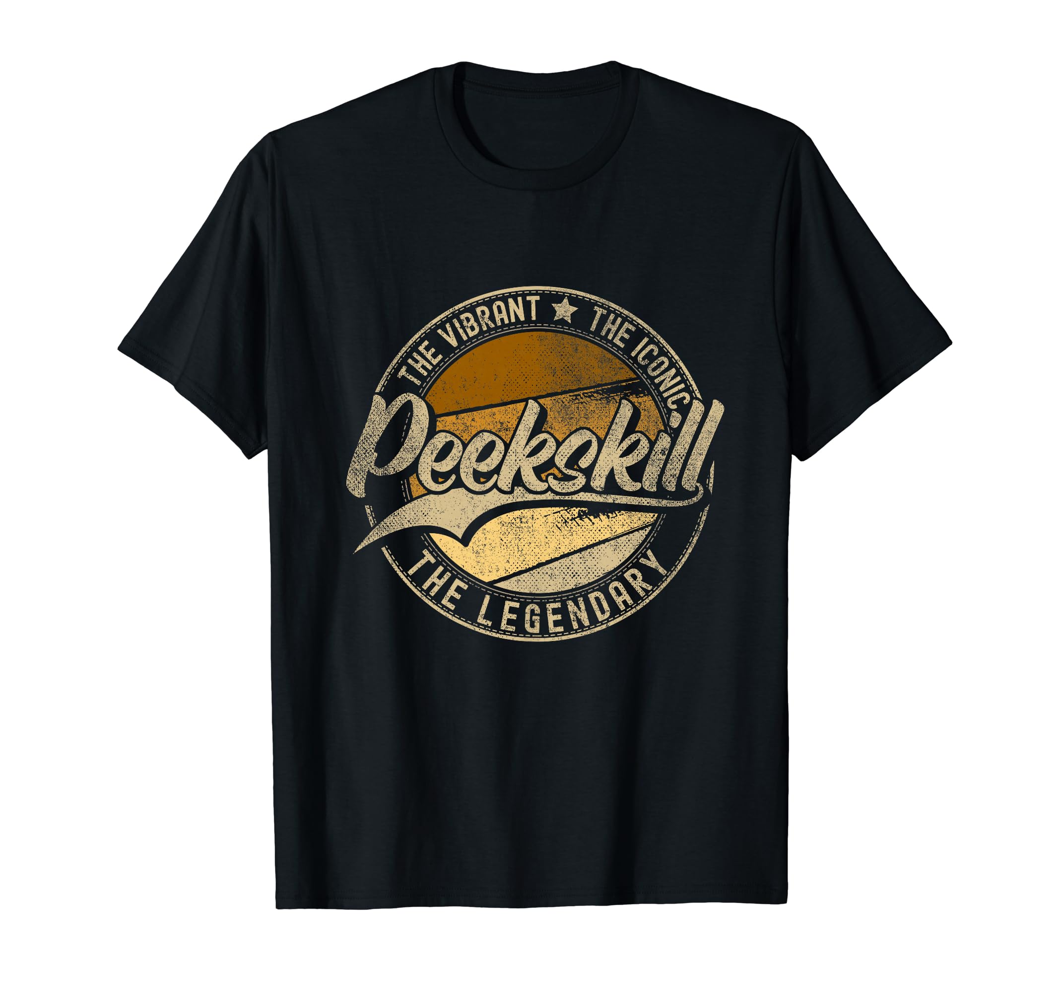 Peekskill Ny New York Distressed T-Shirt - Minimalist Print Men Women - T-Shirt, Sweatshirt, Hoodie