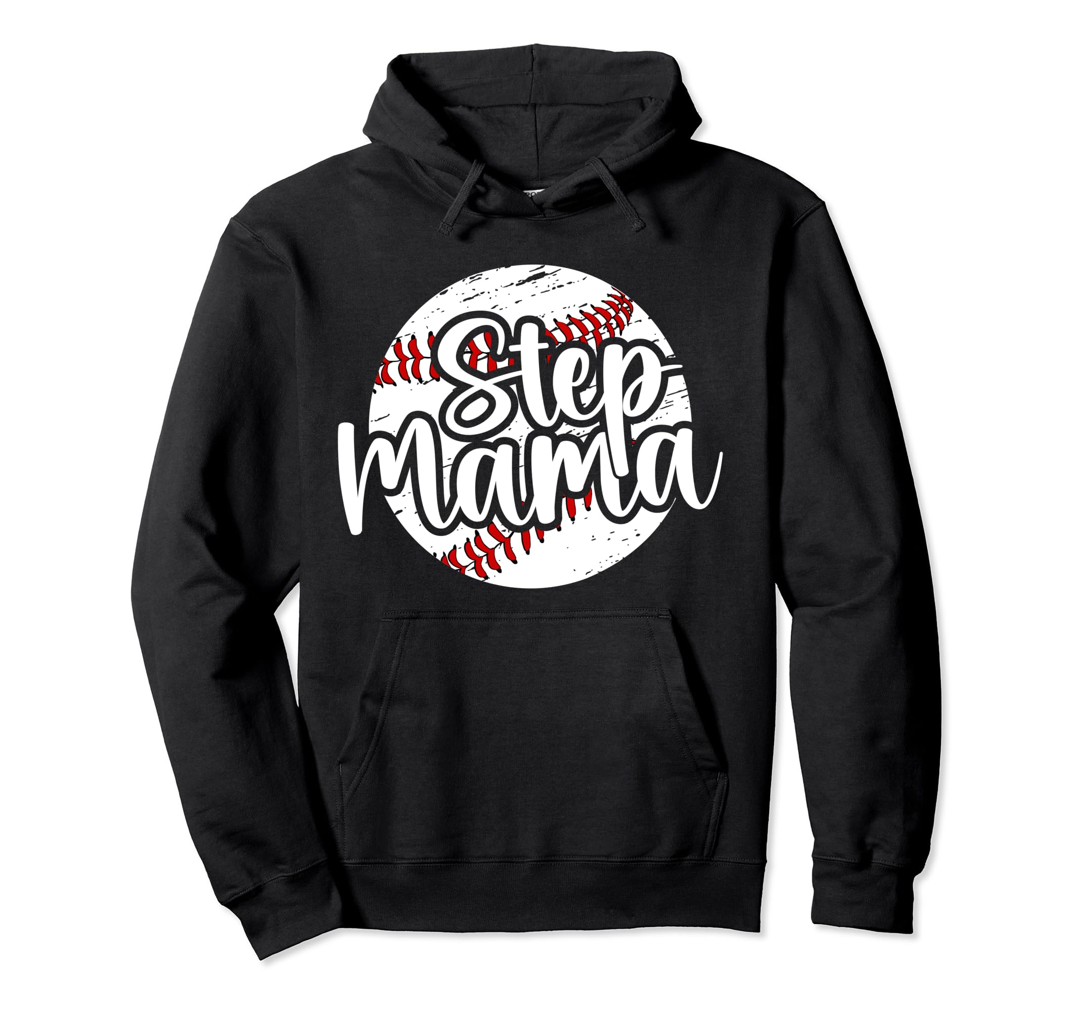 Step Mama Baseball Step Mom Baseball Hoodie - Custom Art Print for Adults - T-Shirt, Sweatshirt, Hoodie
