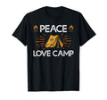 Camping Lover Peace Love Camp Camper T-Shirt - Unique Graphic for Adults - T-Shirt, Sweatshirt, Hoodie