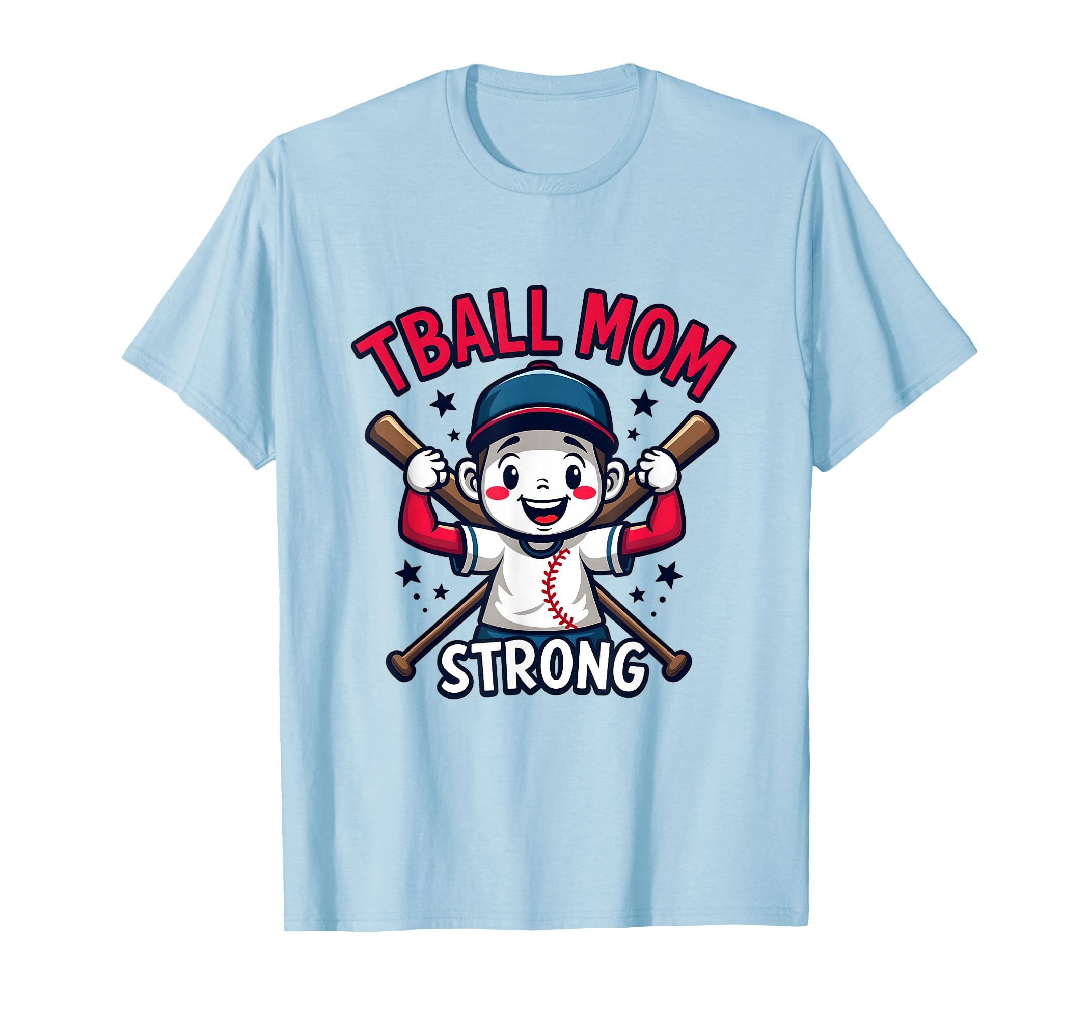 Tball Mom Strong Proud Baseball Mom T-Shirt - Fun Novelty Design Unisex - T-Shirt, Sweatshirt, Hoodie