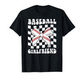Baseball Girlfriend Groovy Baseball T-Shirt - Trendy Graphic for Adults - T-Shirt, Sweatshirt, Hoodie