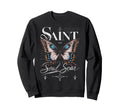 Y2K Streetwear Butterfly Sweatshirt - Custom Art Print for Adults - T-Shirt, Sweatshirt, Hoodie