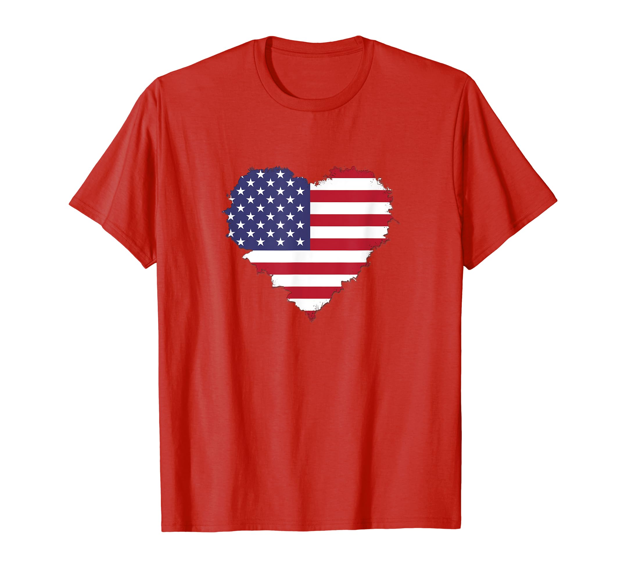 American Heart Distressed T-Shirt - Aesthetic Graphic Men Women - T-Shirt, Sweatshirt, Hoodie