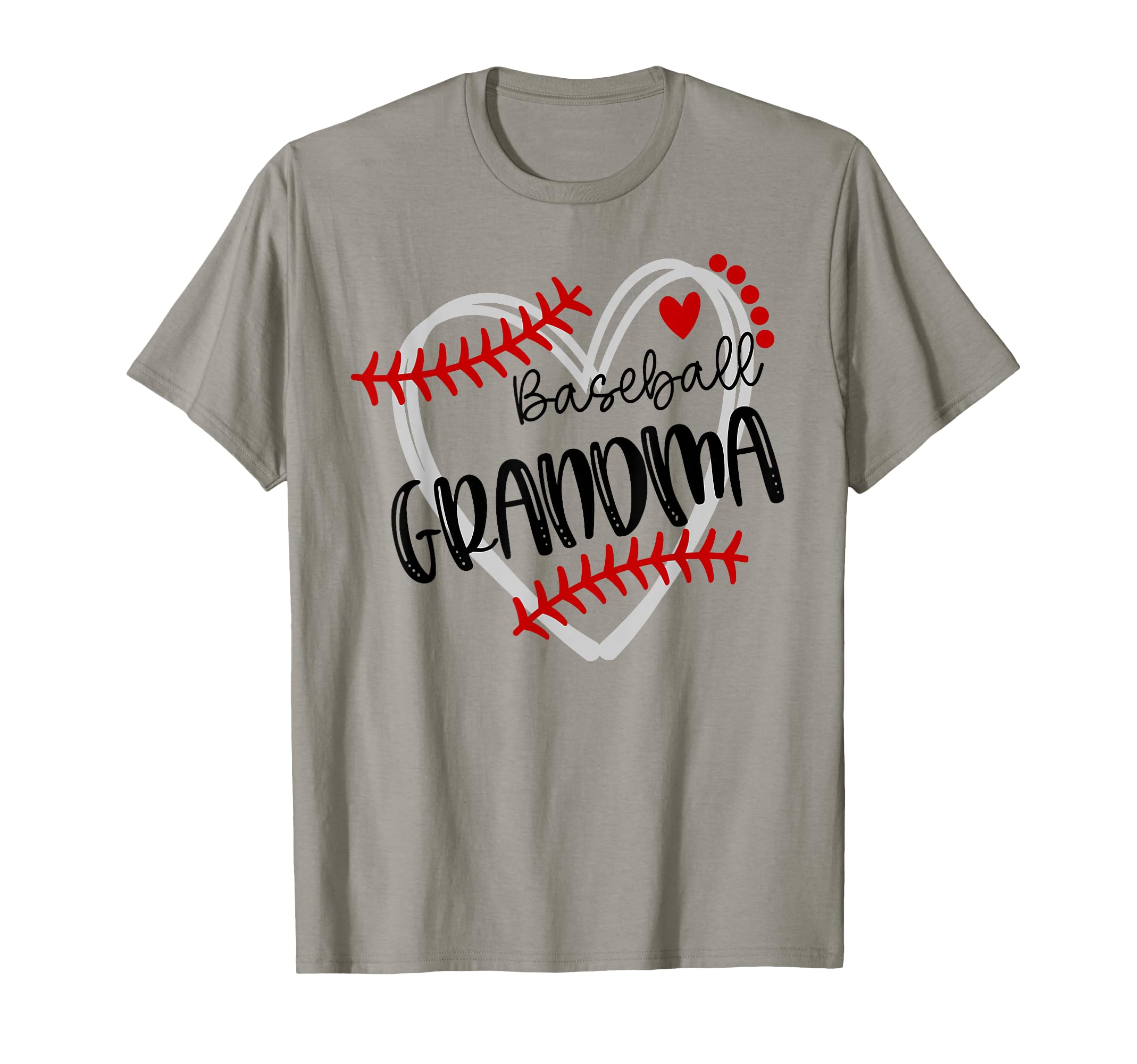 Personalized Baseball Heart Grandma T-Shirt - Custom Art Print Unisex - T-Shirt, Sweatshirt, Hoodie