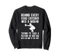 Baseball Catcher Mom Funny Mom Sweatshirt - Custom Art Print for Adults - T-Shirt, Sweatshirt, Hoodie