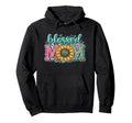 Blessed Mom Sunflower Western Boho Mama Hoodie - Fun Novelty Design Unisex - T-Shirt, Sweatshirt, Hoodie