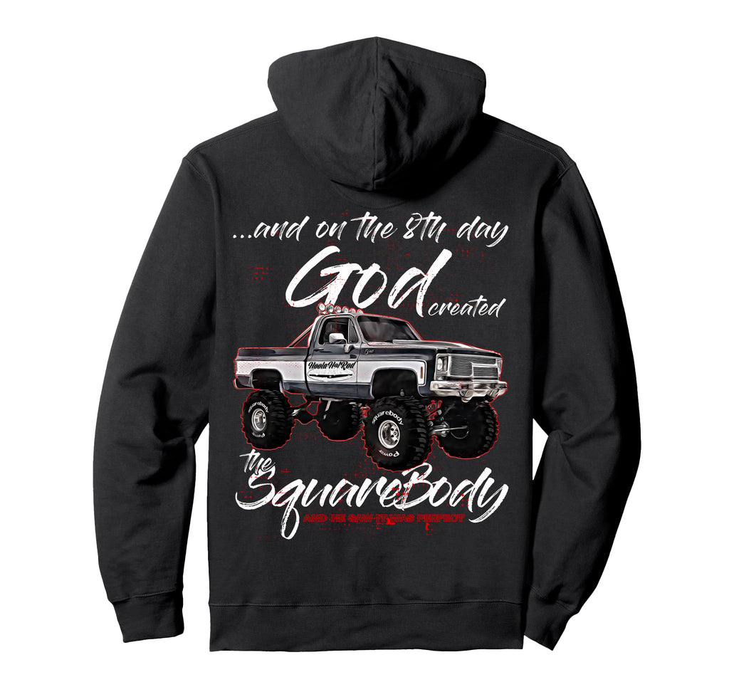 8Th God Jimmy Squarebody Truck Suburban Hoodie - Unique Graphic Unisex - T-Shirt, Sweatshirt, Hoodie