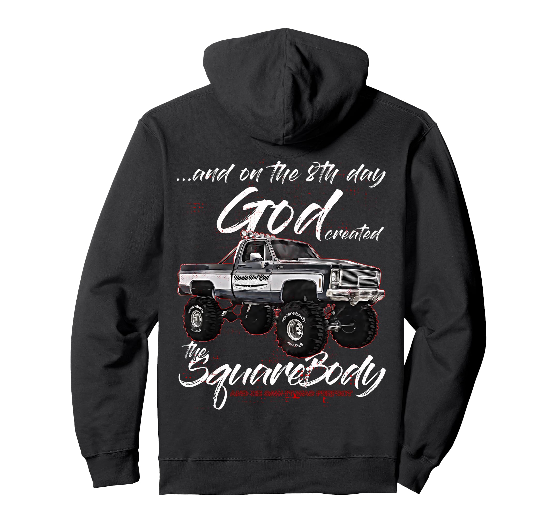 8Th God Jimmy Squarebody Truck Suburban Hoodie - Unique Graphic Unisex - T-Shirt, Sweatshirt, Hoodie