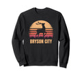Bryson City North Carolina Deer Nc Sweatshirt - Minimalist Print Unisex - T-Shirt, Sweatshirt, Hoodie