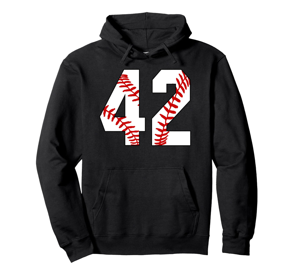 Baseball Mom 42 Jersey Baseball Favorite Hoodie - Unique Graphic Men Women - T-Shirt, Sweatshirt, Hoodie