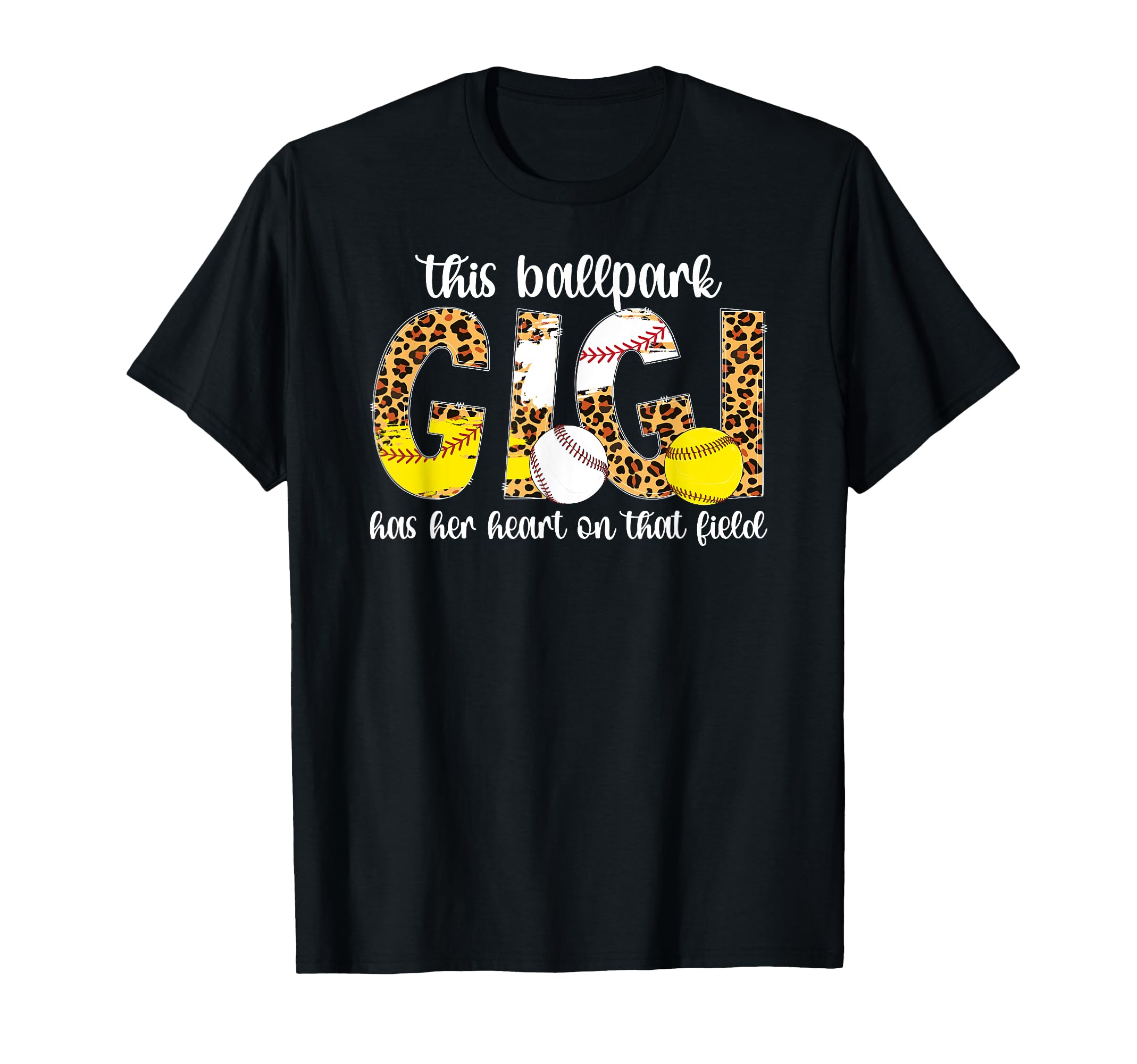 Ballpark Gigi Proud Baseball T-Shirt - Fun Novelty Design for Adults - T-Shirt, Sweatshirt, Hoodie