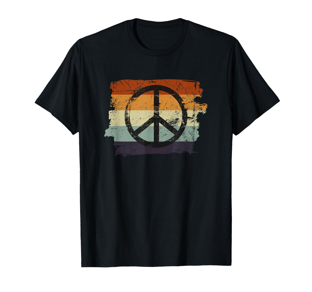 Distressed Peace Sign T-Shirt - Casual Everyday Wear for Adults - T-Shirt, Sweatshirt, Hoodie