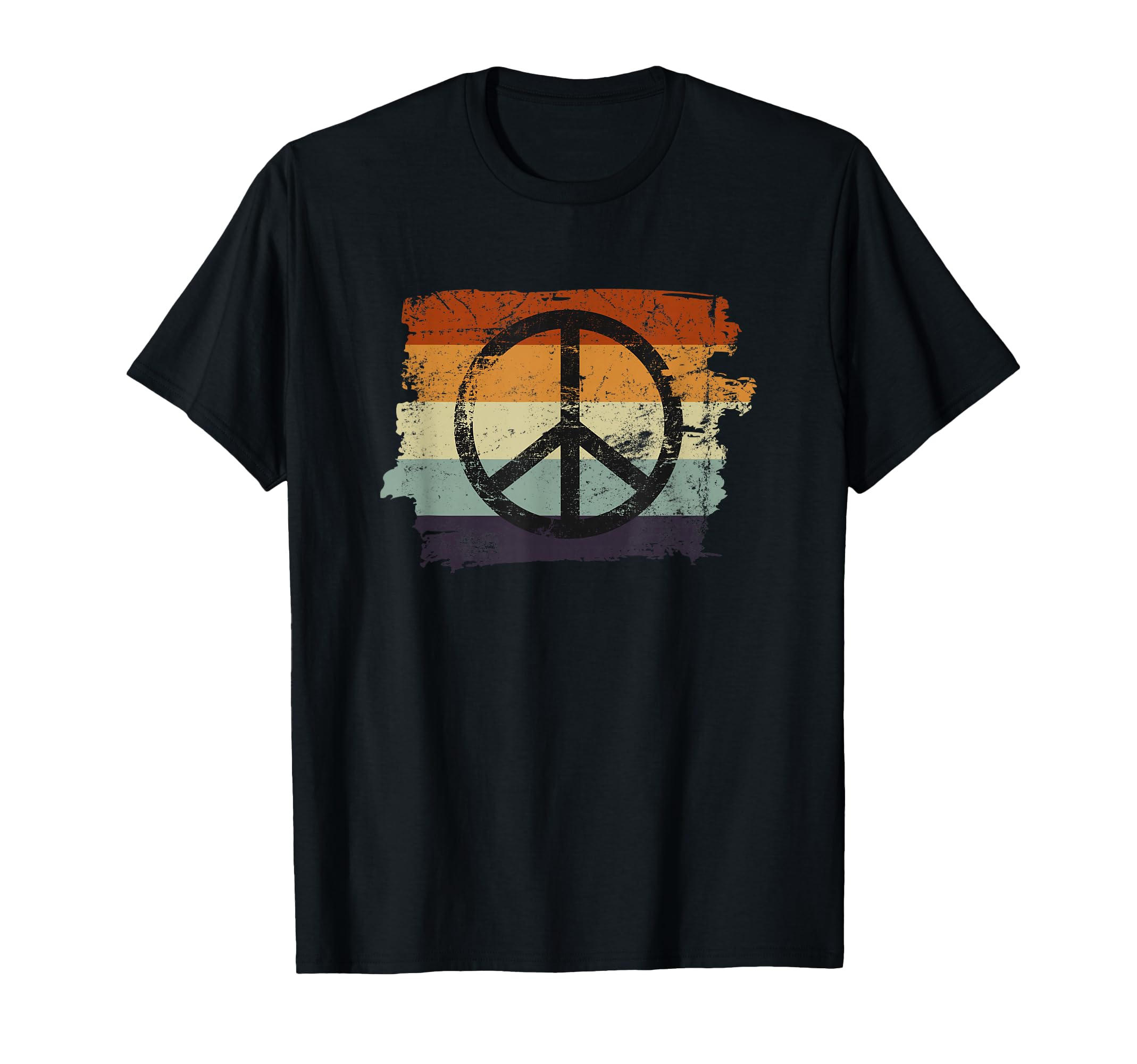 Distressed Peace Sign T-Shirt - Casual Everyday Wear for Adults - T-Shirt, Sweatshirt, Hoodie