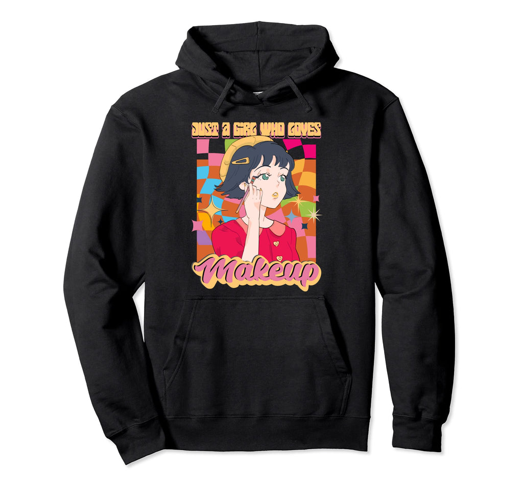 Anime Who Loves Makeup Rainbow Japan Hoodie - Fun Novelty Design Men Women - T-Shirt, Sweatshirt, Hoodie