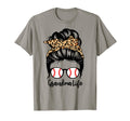 Grandma Life Messy Bun Hair Funny T-Shirt - Unique Graphic for Adults - T-Shirt, Sweatshirt, Hoodie