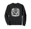 Crowned Flow Mic Old School Beats Sweatshirt - Aesthetic Graphic Unisex - T-Shirt, Sweatshirt, Hoodie