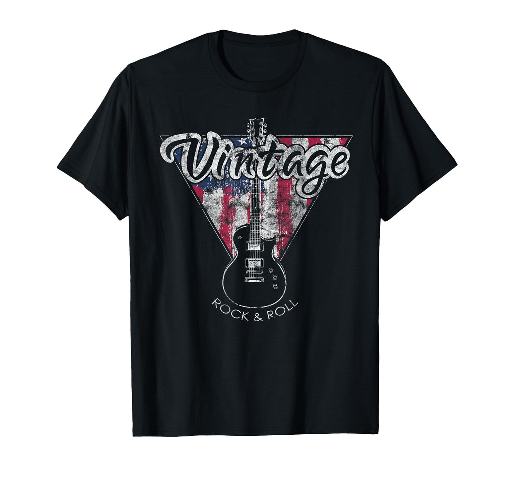 American Flag Guitar Guitar Player Gift T-Shirt - Fun Novelty Design Unisex - T-Shirt, Sweatshirt, Hoodie