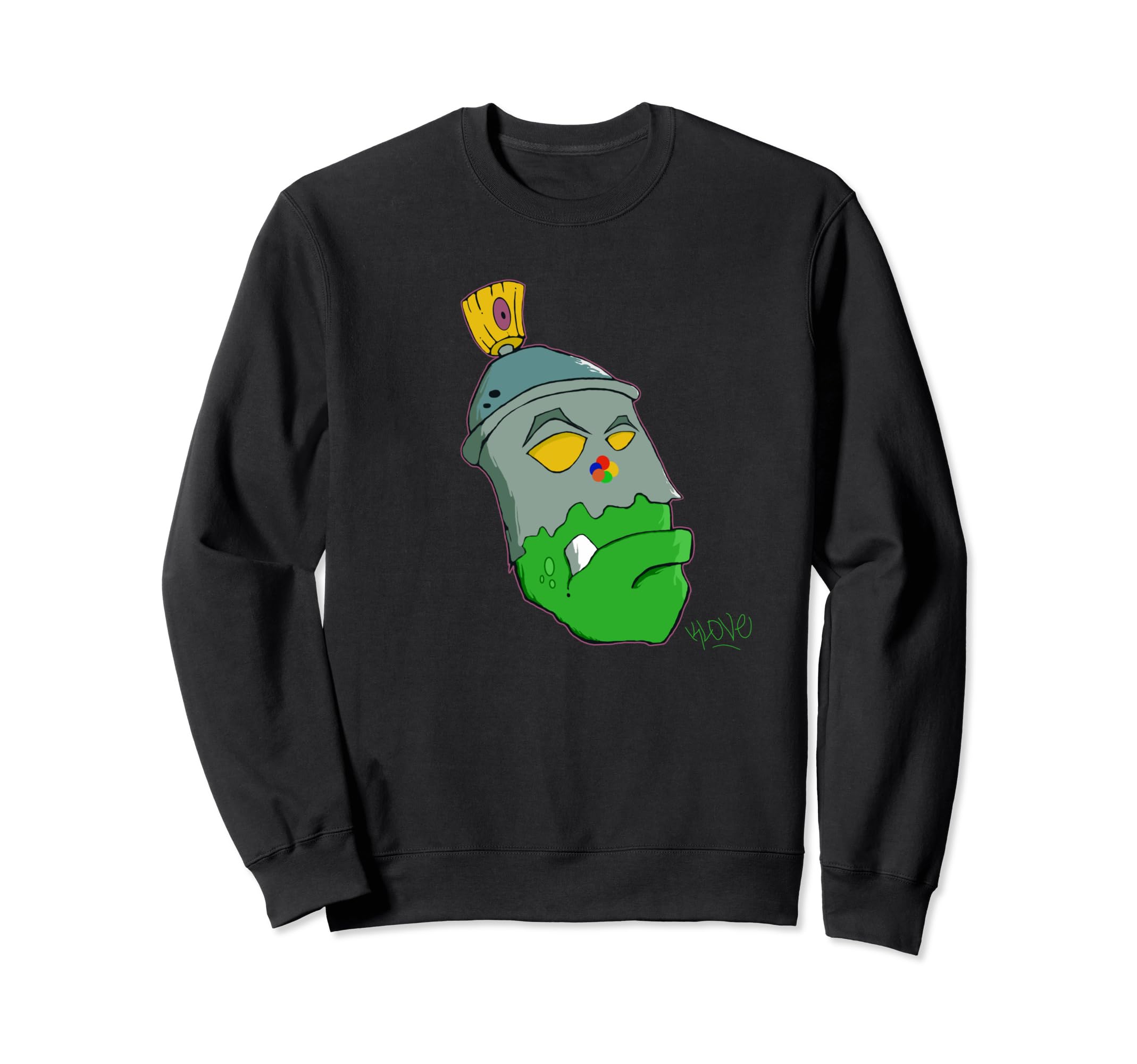 Graffiti Character Old School 80S Sweatshirt - Graphic Print for Adults - T-Shirt, Sweatshirt, Hoodie