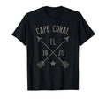 Cape Coral Fl Distressed Home City T-Shirt - Fun Novelty Design Men Women - T-Shirt, Sweatshirt, Hoodie