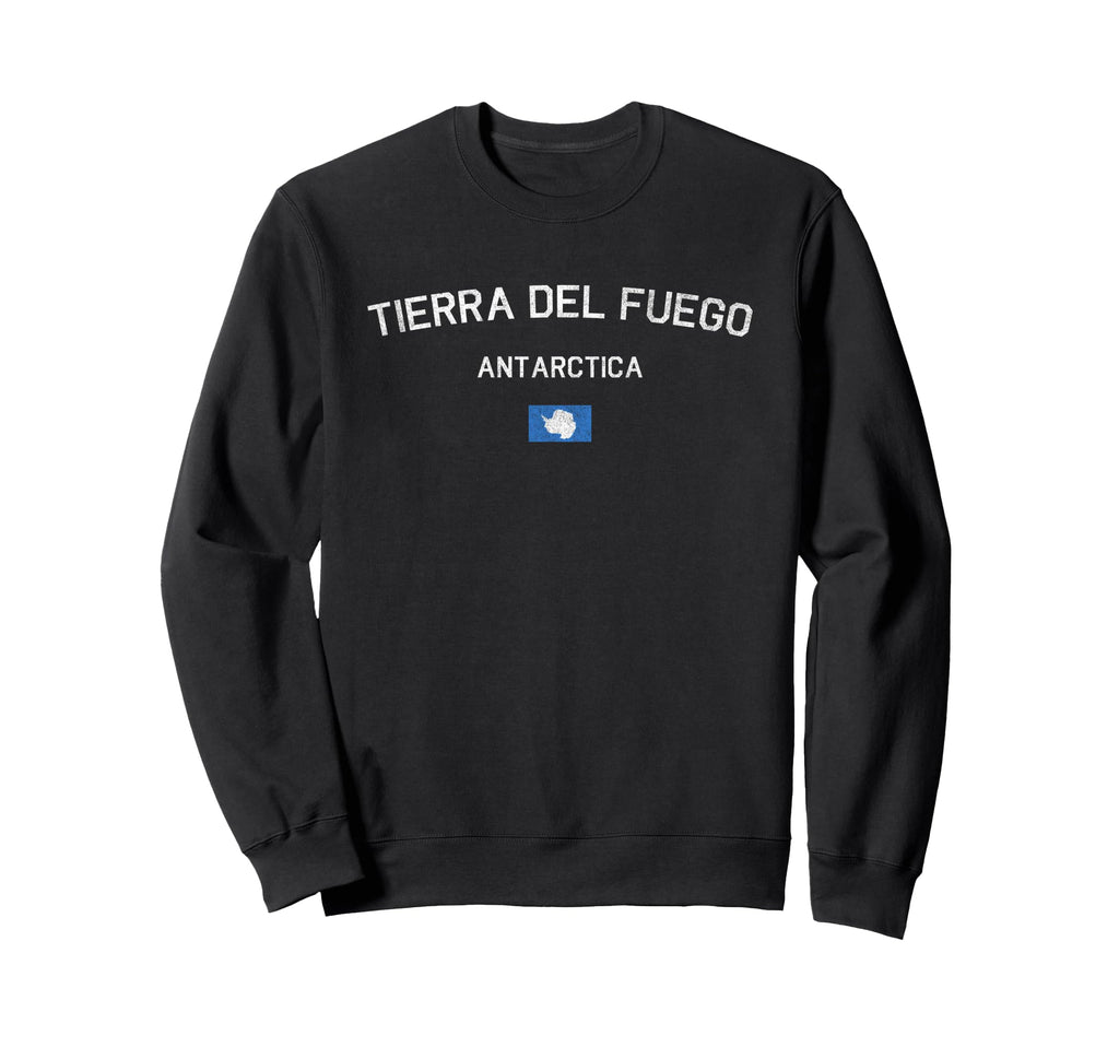 Varsity Antartica Flag Sweatshirt - Novelty Apparel Men Women - T-Shirt, Sweatshirt, Hoodie