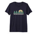 Wisconsin Wi 70S Tri Blend T-Shirt - Graphic Print for Adults - T-Shirt, Sweatshirt, Hoodie