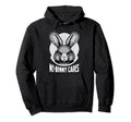 No Bunny Cares Distressed Bunny Lovers Hoodie - Trendy Graphic for Adults - T-Shirt, Sweatshirt, Hoodie
