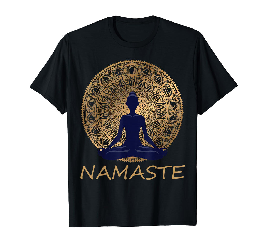 Namaste Yoga Dress Meditation Lotus T-Shirt - Minimalist Print Unisex - T-Shirt, Sweatshirt, Hoodie