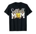 Softball Mom Leopard Funny Baseball Mom T-Shirt - Graphic Print for Adults - T-Shirt, Sweatshirt, Hoodie