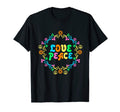 Peace Sign Love 70S Hippie Costume T-Shirt - Streetwear Style Men Women - T-Shirt, Sweatshirt, Hoodie
