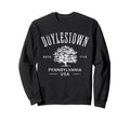 Doylestown Pa Distressed Souvenir Sweatshirt - Novelty Apparel Unisex - T-Shirt, Sweatshirt, Hoodie