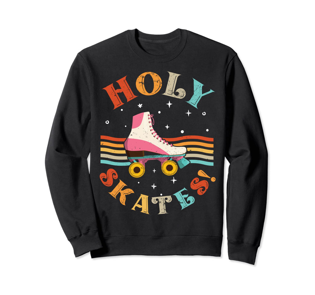 Funny Roller Skating Holy Skates Sweatshirt - Minimalist Print Men Women - T-Shirt, Sweatshirt, Hoodie