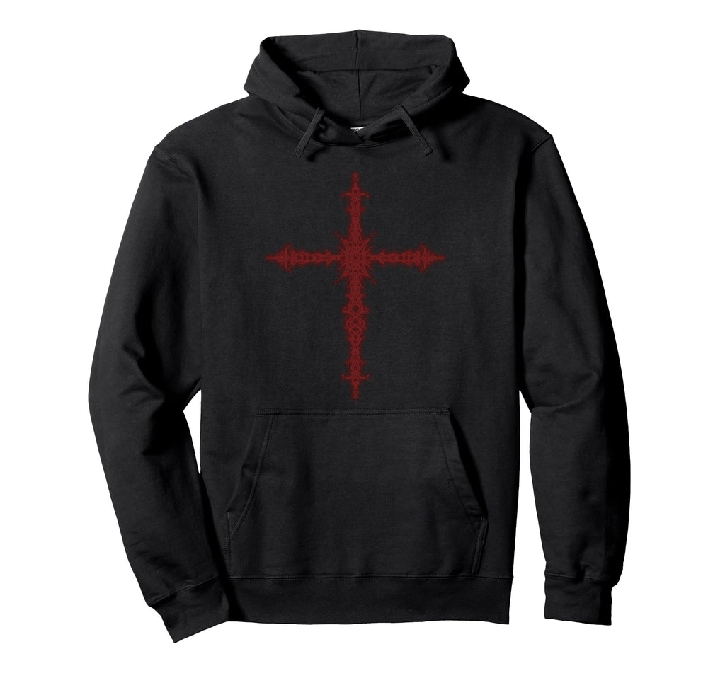 90S Y2K Goth Cross Emo Grunge Alt Hoodie - Trendy Graphic Unisex - T-Shirt, Sweatshirt, Hoodie