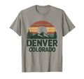 Denver Colorado Mountain Sunset T-Shirt - Aesthetic Graphic for Adults - T-Shirt, Sweatshirt, Hoodie