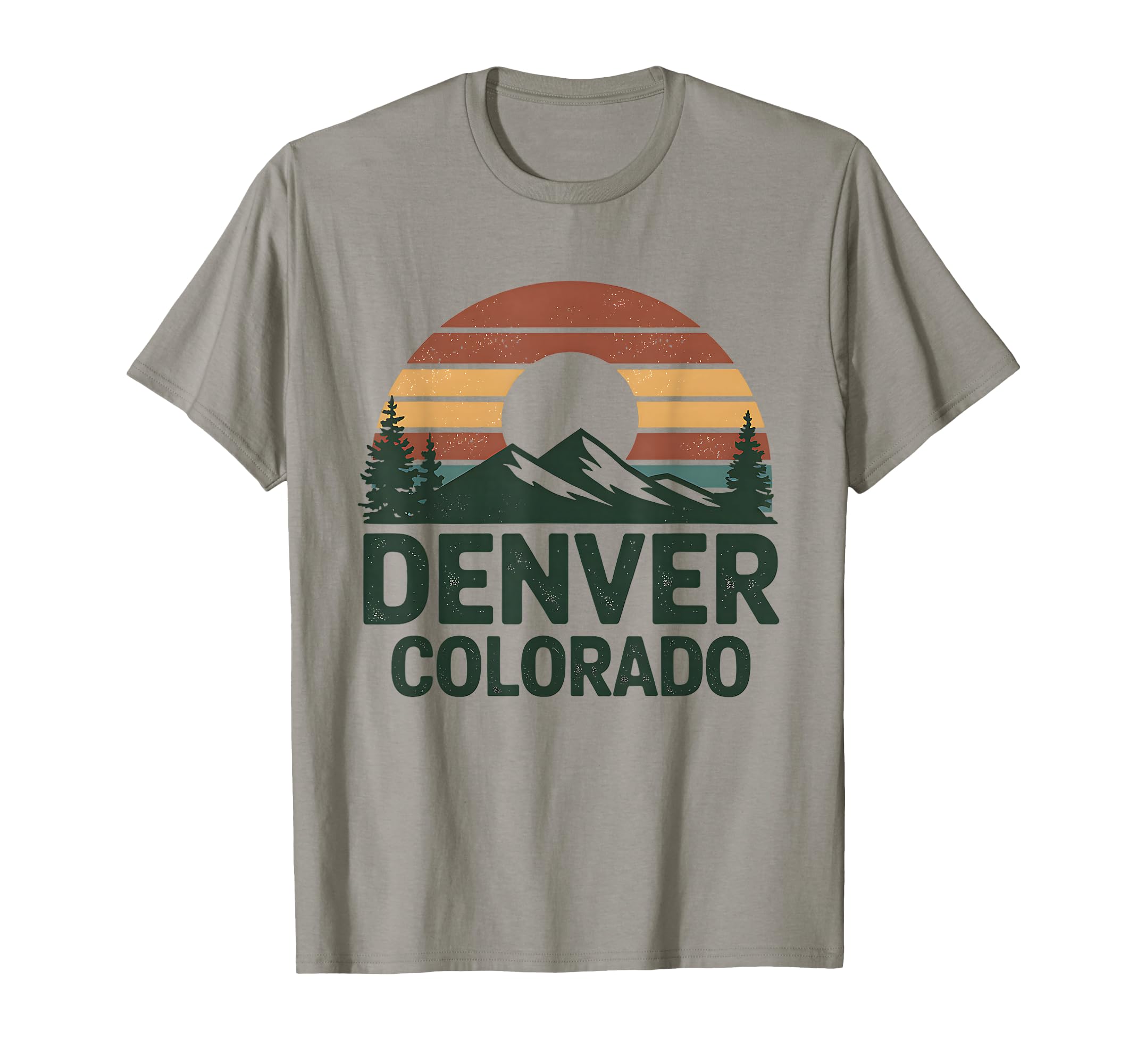 Denver Colorado Mountain Sunset T-Shirt - Aesthetic Graphic for Adults - T-Shirt, Sweatshirt, Hoodie