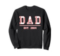 Dad Est 2004 Funny Sports Year Sweatshirt - Fun Novelty Design for Adults - T-Shirt, Sweatshirt, Hoodie