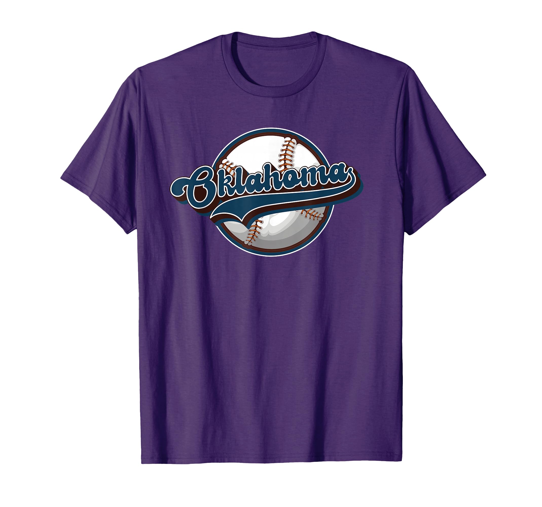 Oklahoma Baseball Throwback T-Shirt - Novelty Apparel Men Women - T-Shirt, Sweatshirt, Hoodie