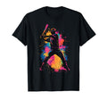 Colorful Baseball Player T-Shirt - Graphic Print Men Women - T-Shirt, Sweatshirt, Hoodie