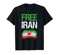 Free Iran Freedom Peace Iranian Love T-Shirt - Minimalist Print Men Women - T-Shirt, Sweatshirt, Hoodie