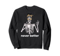Never Better 90S Aesthetic Sweatshirt - Custom Art Print for Adults - T-Shirt, Sweatshirt, Hoodie