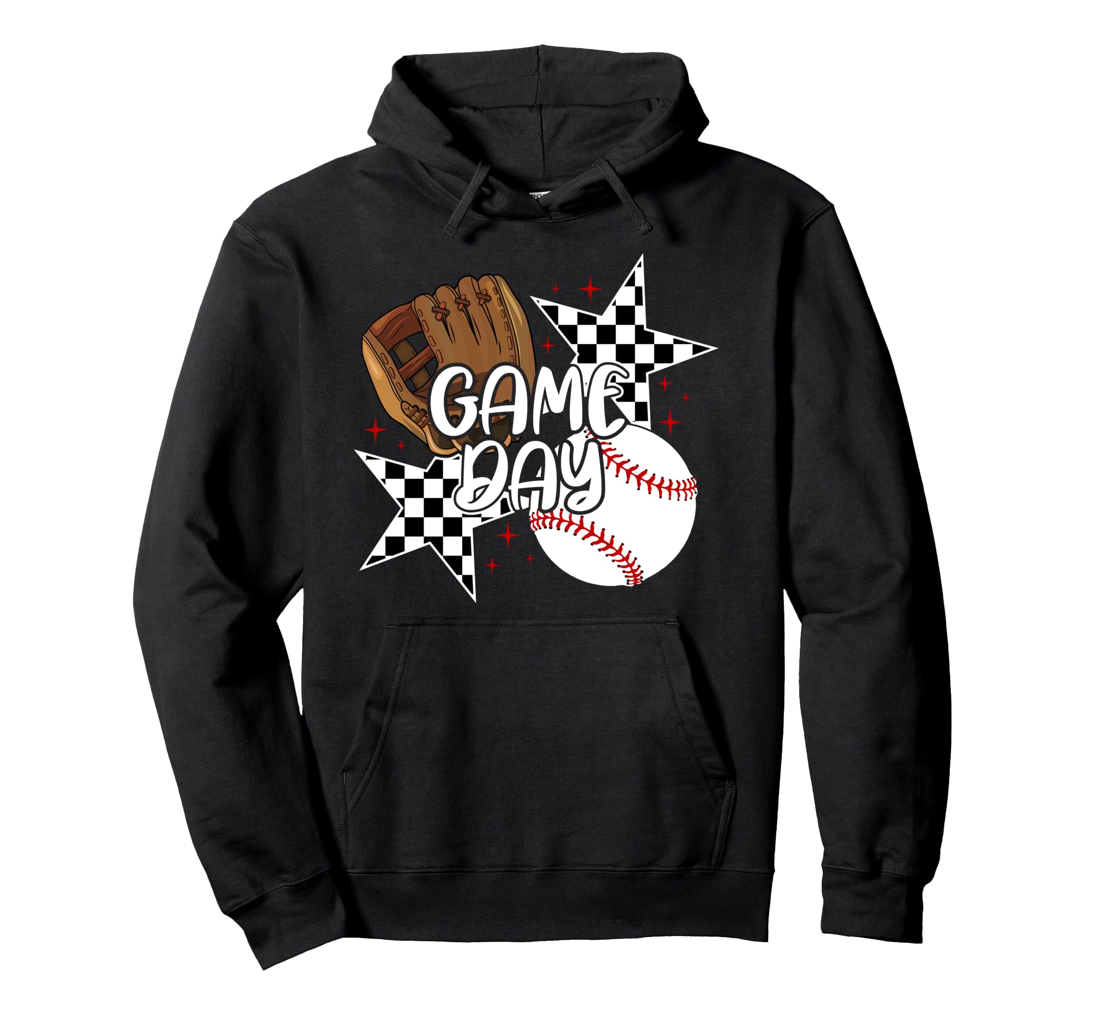 Game Day Funny Baseball Game Day Hoodie - Fun Novelty Design Unisex - T-Shirt, Sweatshirt, Hoodie