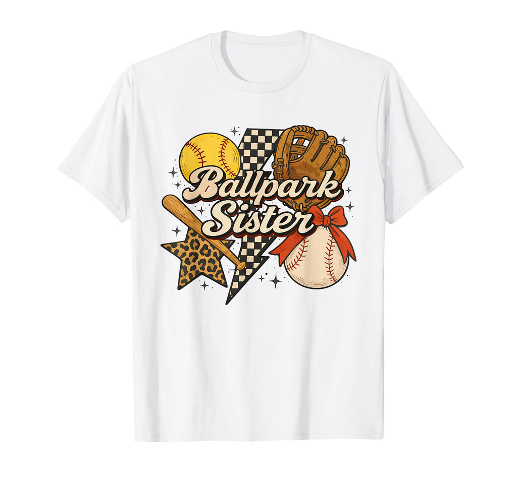 Lightning Bolt Game Day Baseball T-Shirt - Fun Novelty Design Men Women - T-Shirt, Sweatshirt, Hoodie