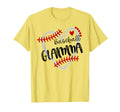 Personalized Baseball Heart Glamma Baseball T-Shirt - Graphic Print Unisex - T-Shirt, Sweatshirt, Hoodie